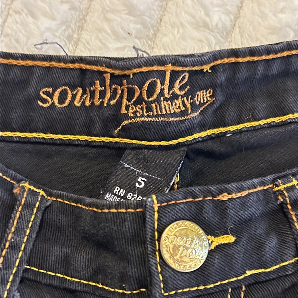 Y2K SouthPole Black Straightleg Jeans - Picture 5 of 15